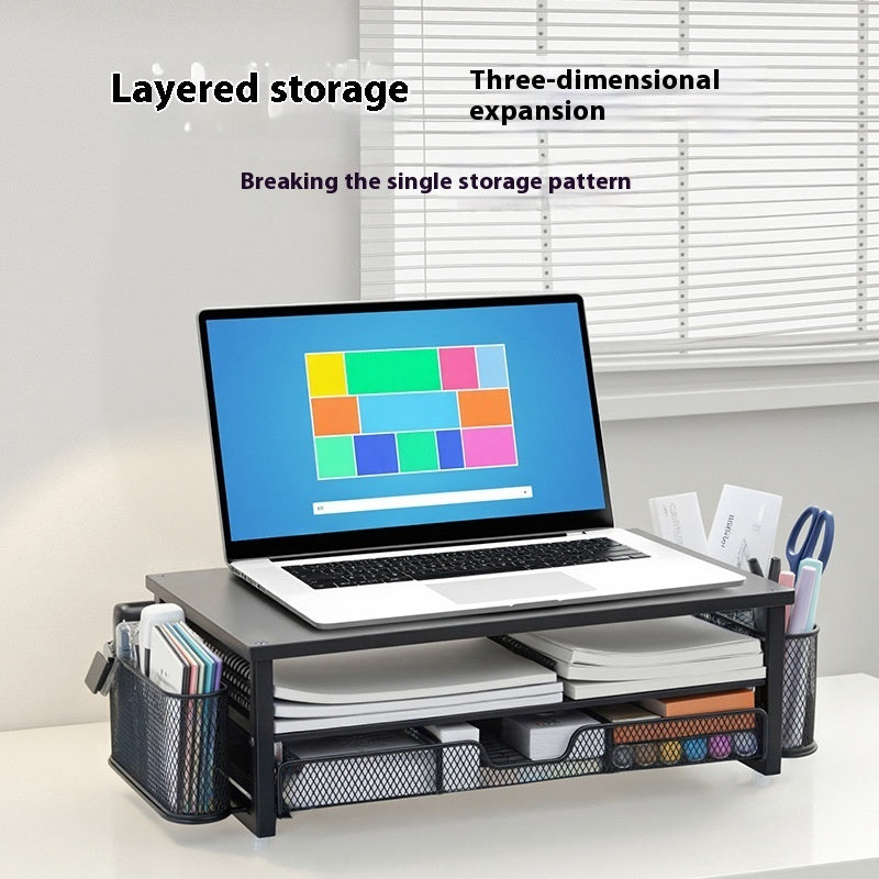 Desktop Monitor Riser Organizer