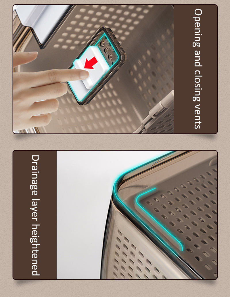 Drain Basket Storage Box