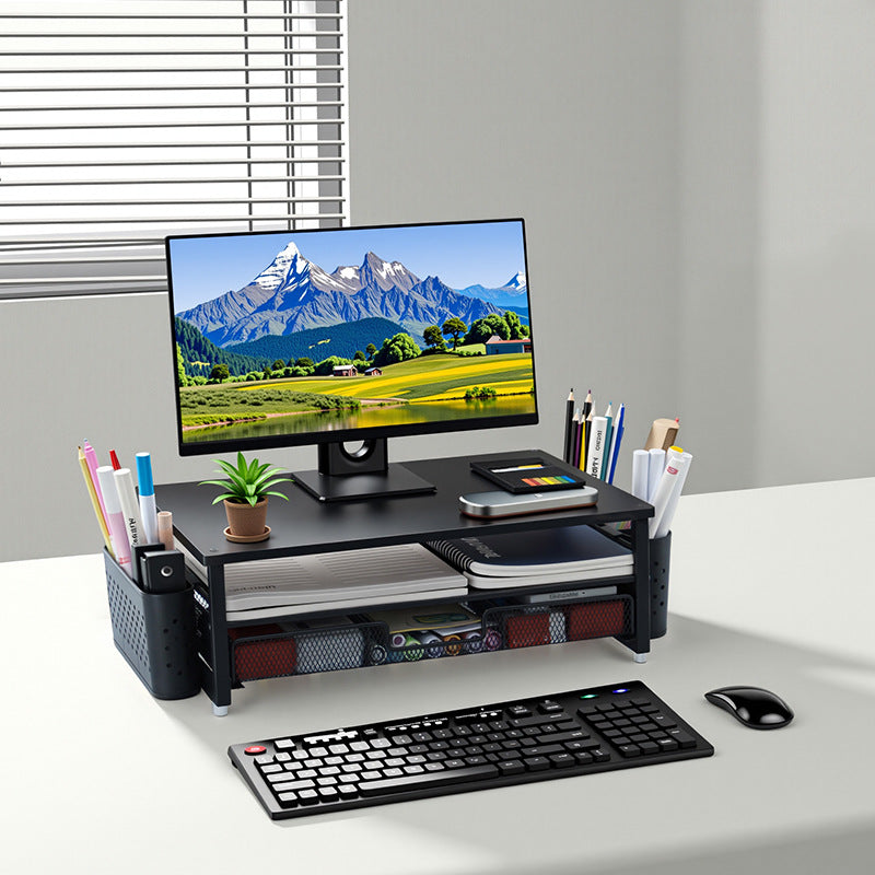 Desktop Monitor Riser Organizer