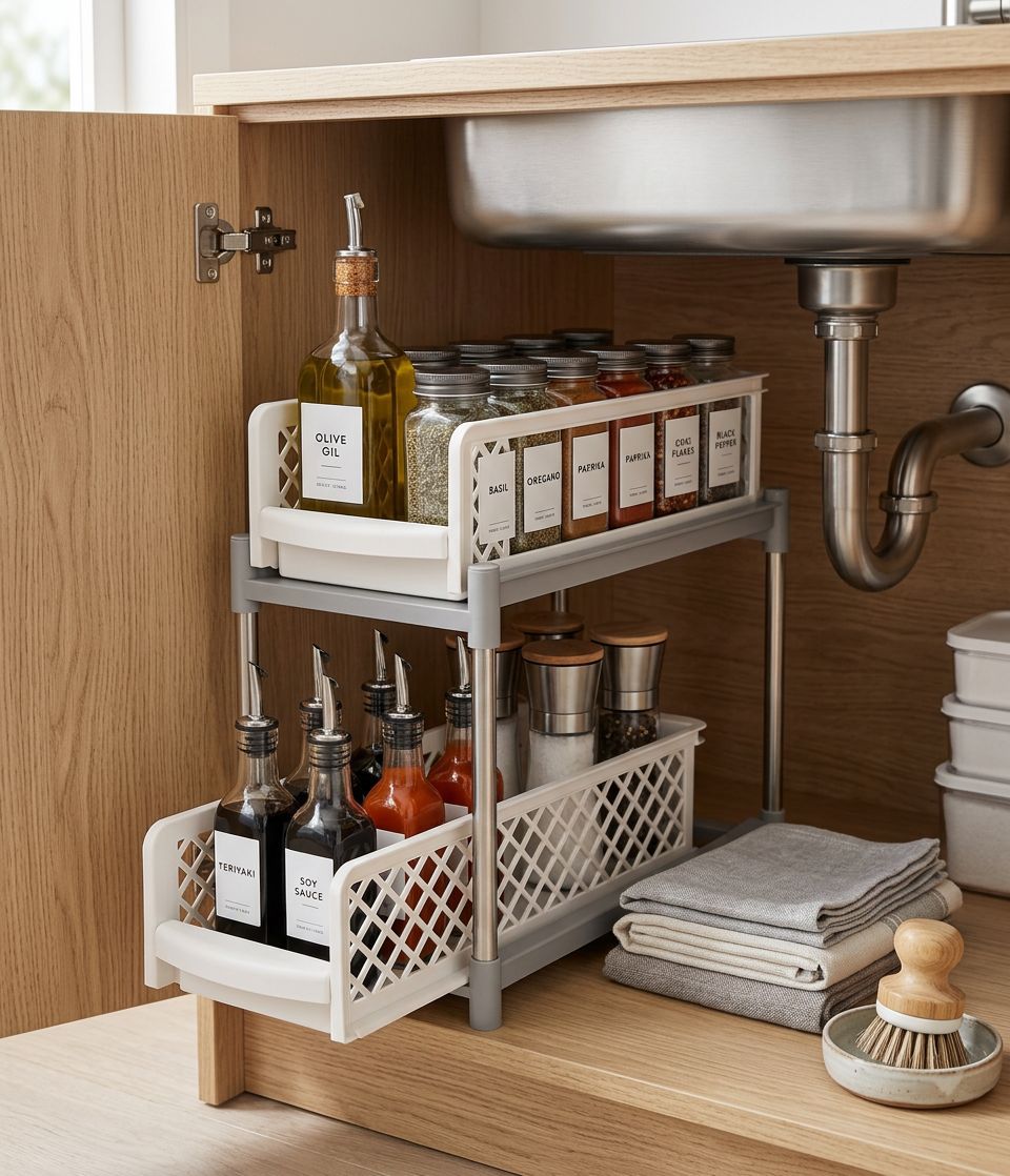 Bathroom Kitchen Storage Rack